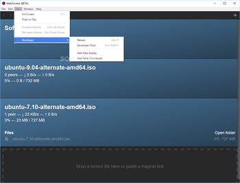 WebTorrent screenshot 6