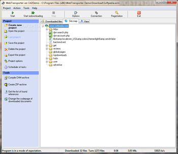 WebTransporter screenshot 2