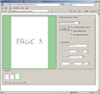 WebTwainX screenshot