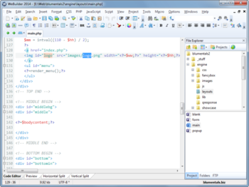 WeBuilder 2014 screenshot