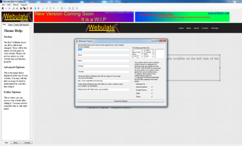 Webulate screenshot