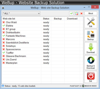 WebUp screenshot