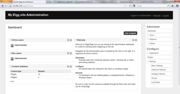 Webuzo for Elgg screenshot