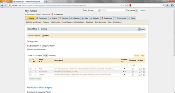 Webuzo for PrestaShop screenshot