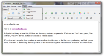 WebWrite Lite screenshot 4