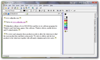 WebWrite Pro screenshot