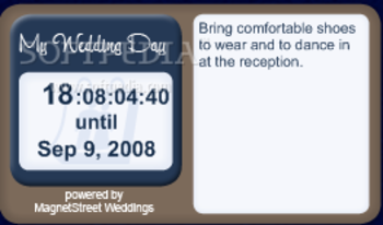 Wedding Tip of the Day and Countdown screenshot