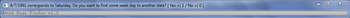 Week Days Finder Portable screenshot