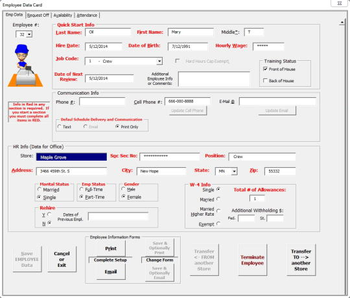 Weekly Work Scheduler screenshot 5