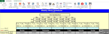 Weekly Work Scheduler screenshot 6