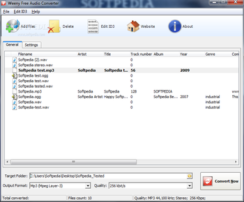 Weeny Free Audio Converter screenshot