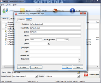 Weeny Free Audio Converter screenshot 2