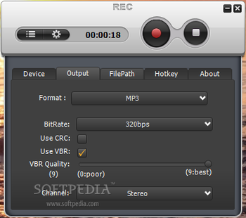 Weeny Free Audio Recorder screenshot 3
