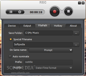 Weeny Free Audio Recorder screenshot 4