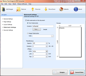 Weeny Free Image to PDF Converter screenshot 6
