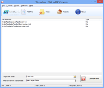 Weeny Free PDF Converter screenshot 2