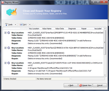 Weeny Free Registry Cleaner screenshot 5