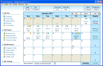 Weight-By-Date Pro screenshot 3