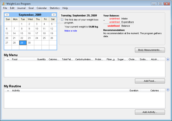 Weight Loss Program screenshot