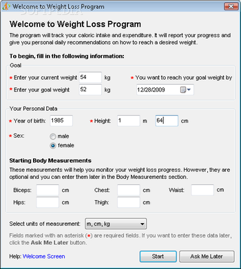 Weight Loss Program screenshot 2