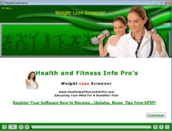 Weight Loss Screener screenshot