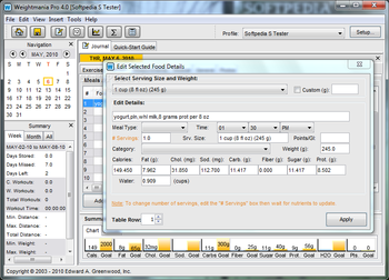 WeightMania Pro screenshot 2