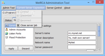 WeIRCd screenshot 4