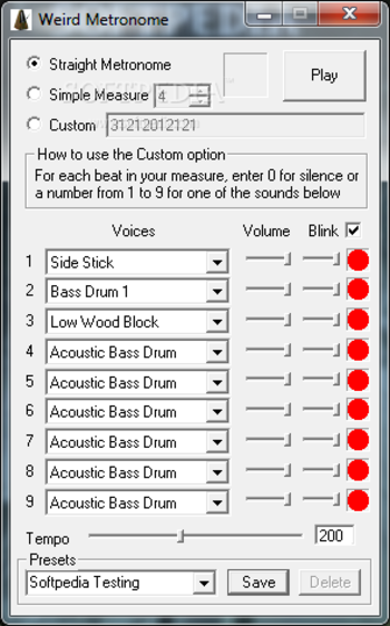 Weird Metronome screenshot