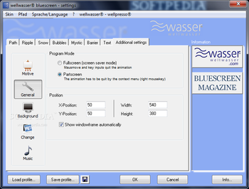 Wellwasser Bluescreen screenshot 10