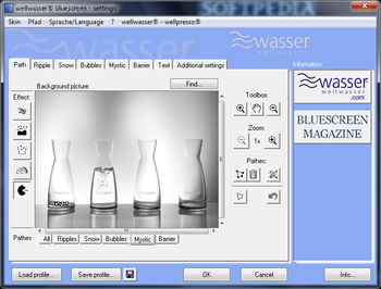 Wellwasser Bluescreen screenshot 2