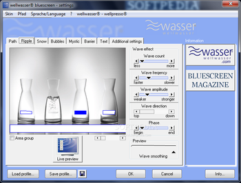 Wellwasser Bluescreen screenshot 3