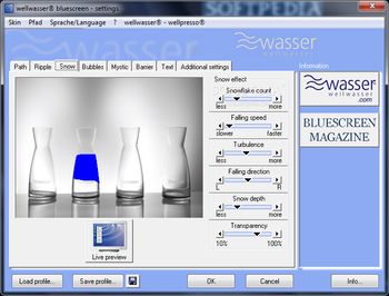 Wellwasser Bluescreen screenshot 4