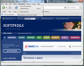 Weltweitimnetz Browser screenshot 4