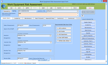 WERAM - Work Equipment Risk Assessment Management screenshot 5