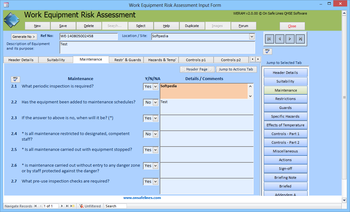 WERAM - Work Equipment Risk Assessment Management screenshot 7