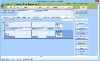 WERAM - Work Equipment Risk Assessment Management screenshot 8