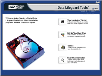 Western Digital Data Lifeguard Tools screenshot