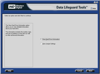 Western Digital Data Lifeguard Tools screenshot 3