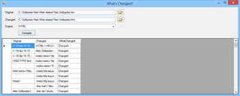 What's Changed? screenshot