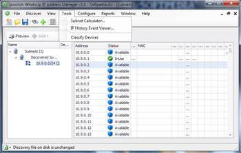 WhatsUp IP Address Manager screenshot 4