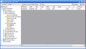 WheelTag ID3 Editor screenshot