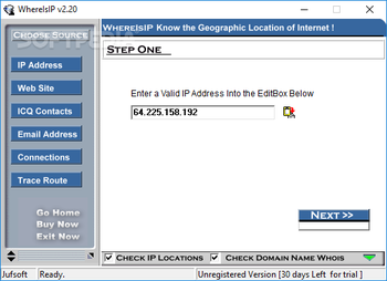 WhereIsIP screenshot