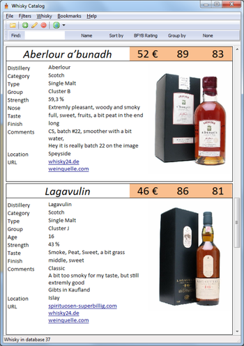 Whisky Catalog screenshot