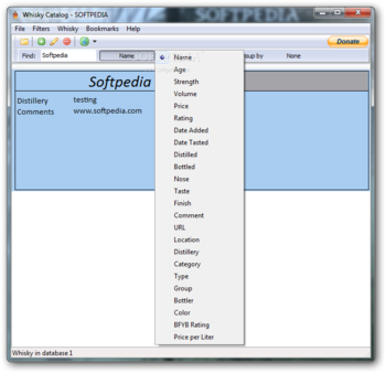 Whisky Catalog screenshot