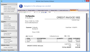Whistler Small Business Software screenshot 11