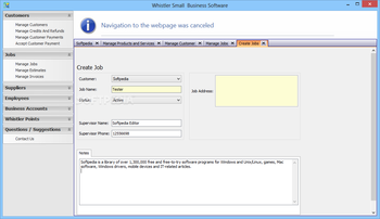 Whistler Small Business Software screenshot 6