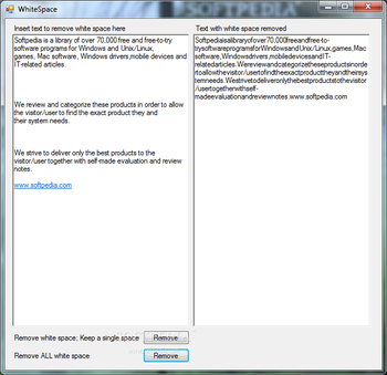 WhiteSpace screenshot
