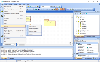 WhiteStarUML Portable screenshot 4