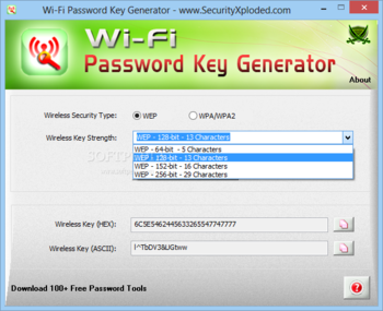 Wi-Fi Password Key Generator Portable screenshot 2