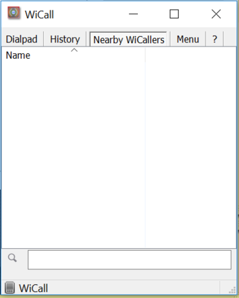 WiCall screenshot